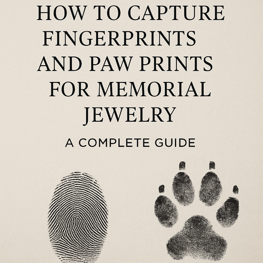 How to Capture Fingerprints and Paw Prints for Memorial Jewelry: A Complete Guide