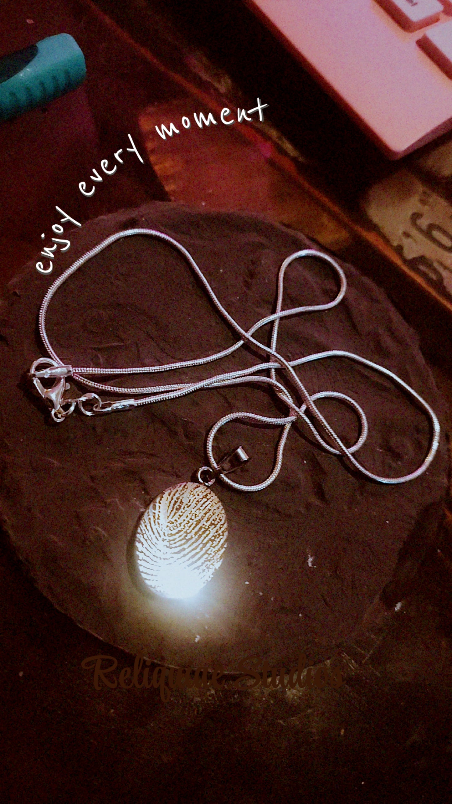 Custom Fingerprint keepsake jewelry