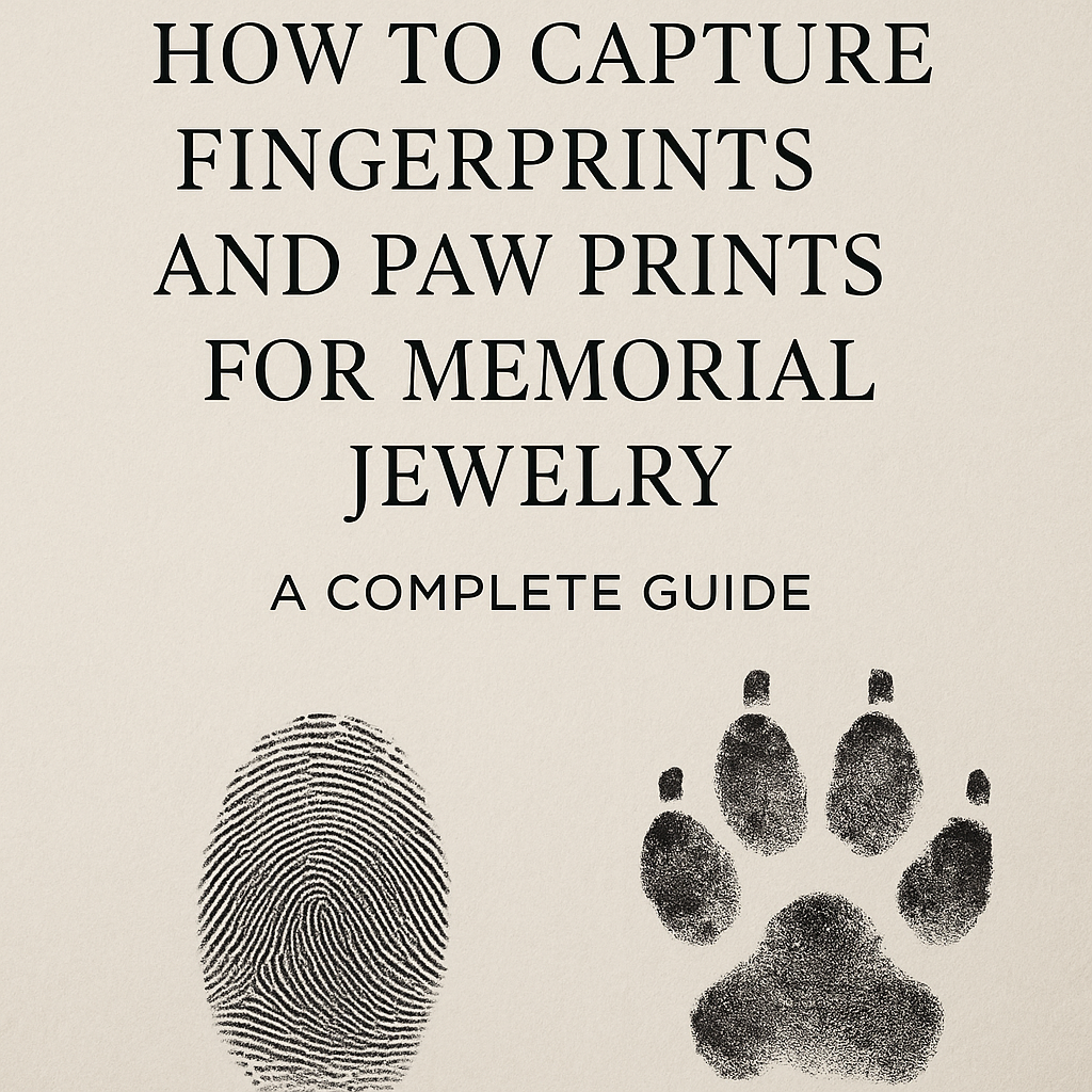 How to Capture Fingerprints and Paw Prints for Memorial Jewelry: A Complete Guide