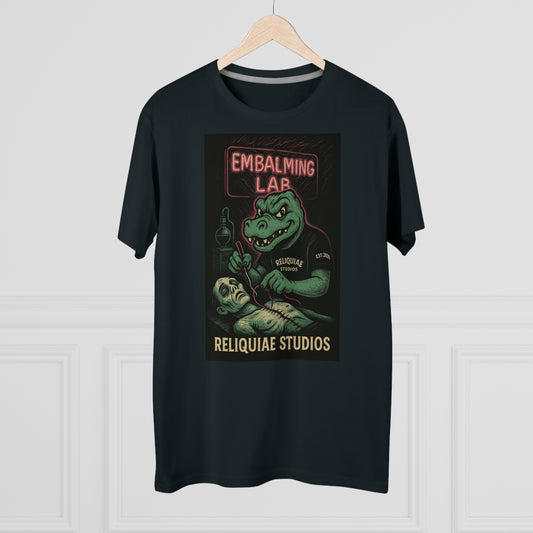 Cool Vintage Embalming Lab Tee, Unique Graphic Shirt, Men's Casual Wear, Halloween Costume, Gift for Horror Fans, Fun Art Design