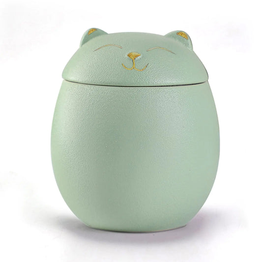 Cat Urn (12 cu/in Green)