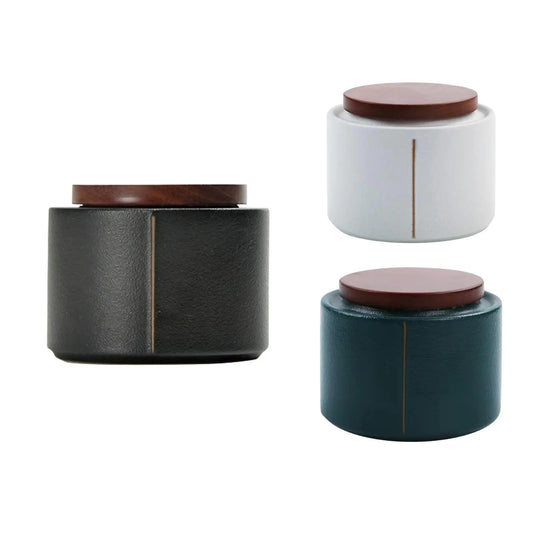 Small urns Set of 3 - Ceramic Keepsake Urns 3 Piece for Human Ashes - Urn for Adults Children and Pets Memorial