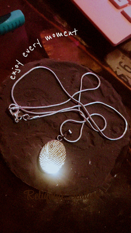 Custom Fingerprint keepsake jewelry